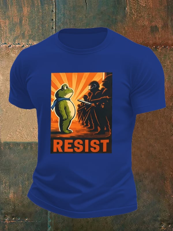 Men's Portland Frog Resist Print T-shirt