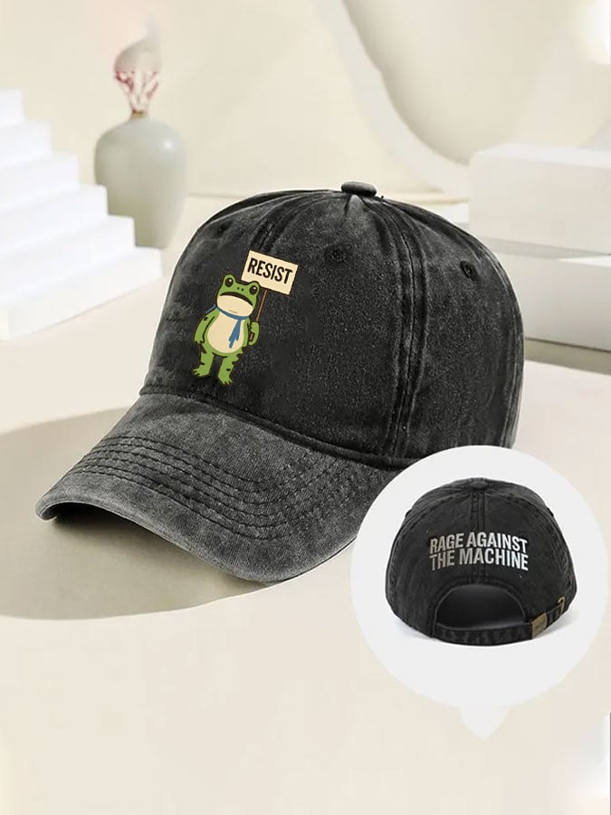Unisex Portland Frog print hat