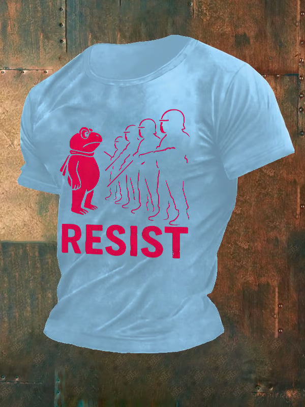 Men's Portland Frog resist Print T-Shirt