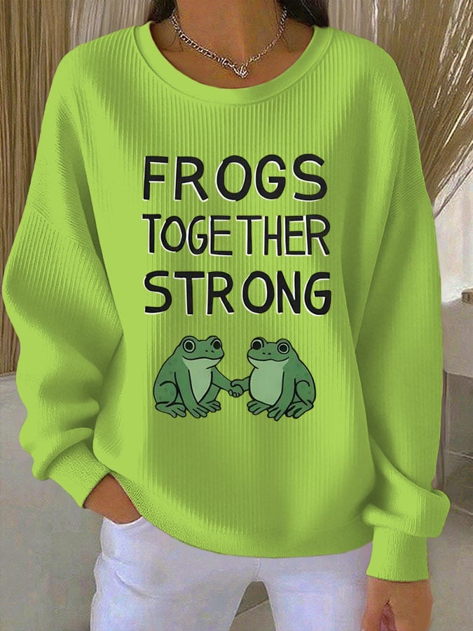 Women's Frogs Together Strong Sweatshirt