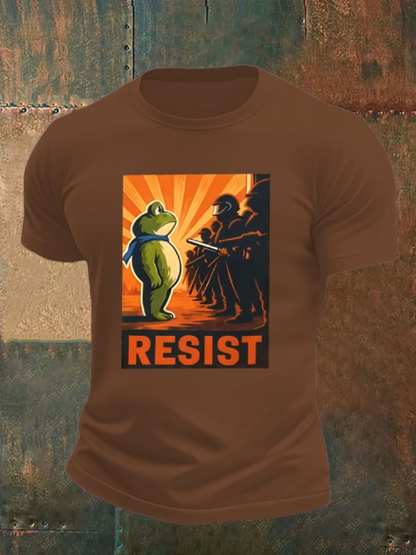Men's Portland Frog Resist Print T-shirt