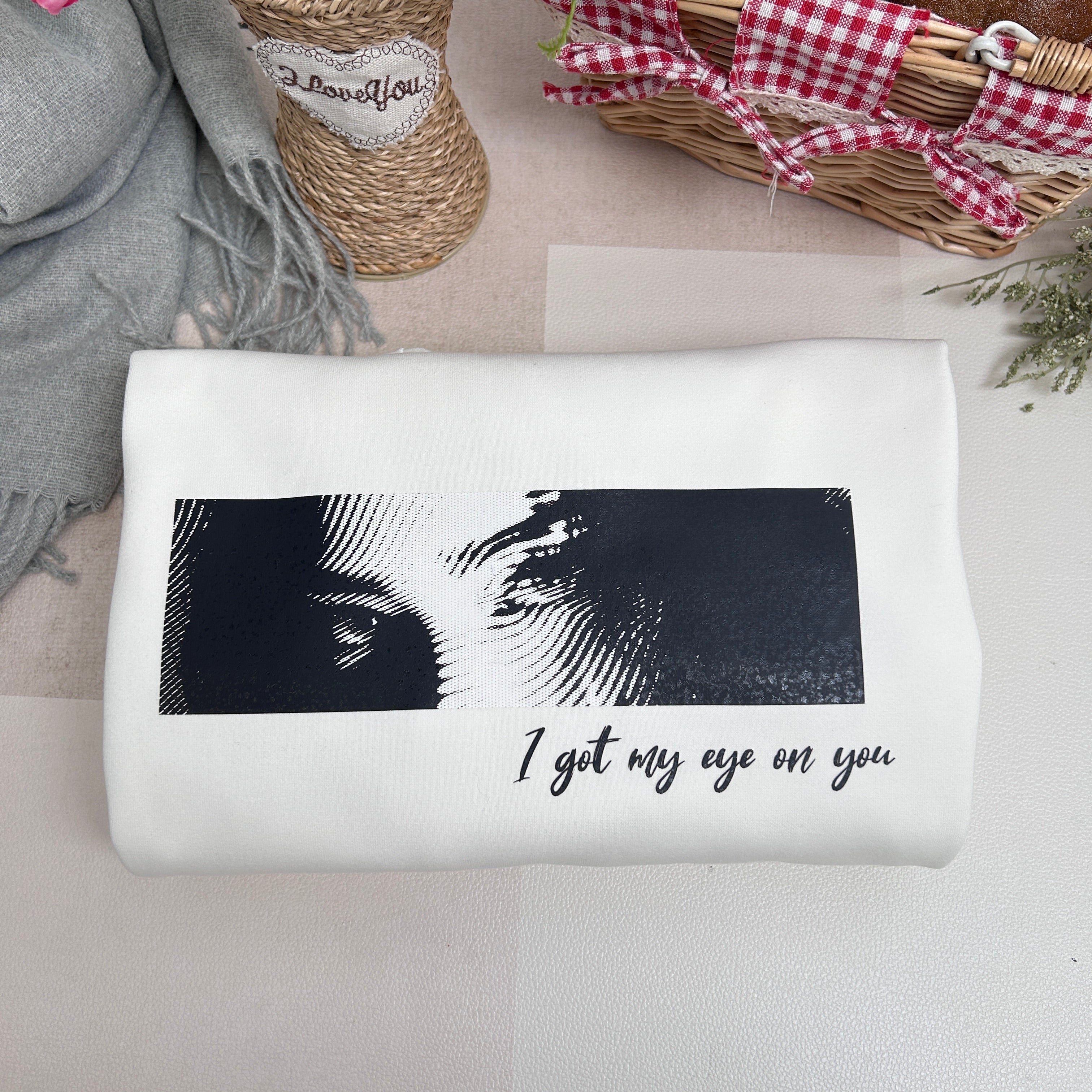 Unique Custom Eyes Shirt Perfect Couple Gift