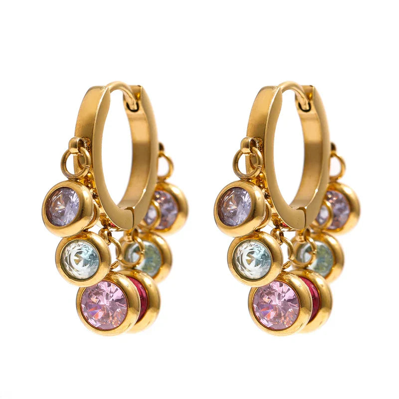 Rainbow Shimmer Earrings
