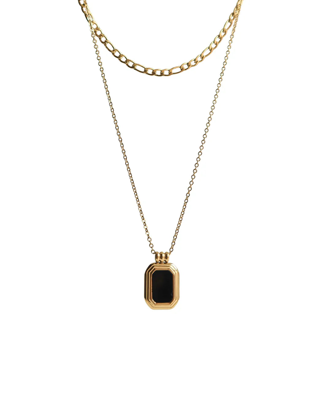 Midnight Double Layered Necklace