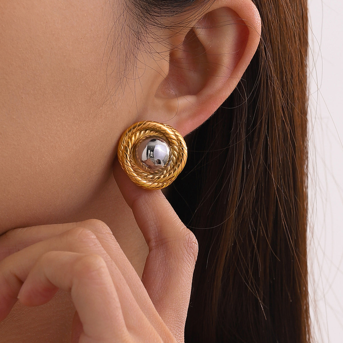 The Golden Knot Earrings