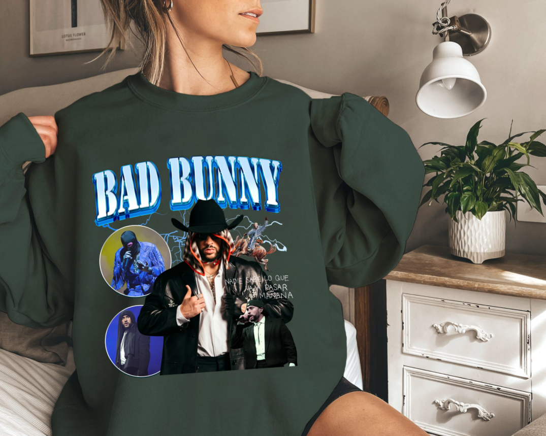 Bad Bunny Sweatshirt, Most Wanted Tour Shirt Hoodie