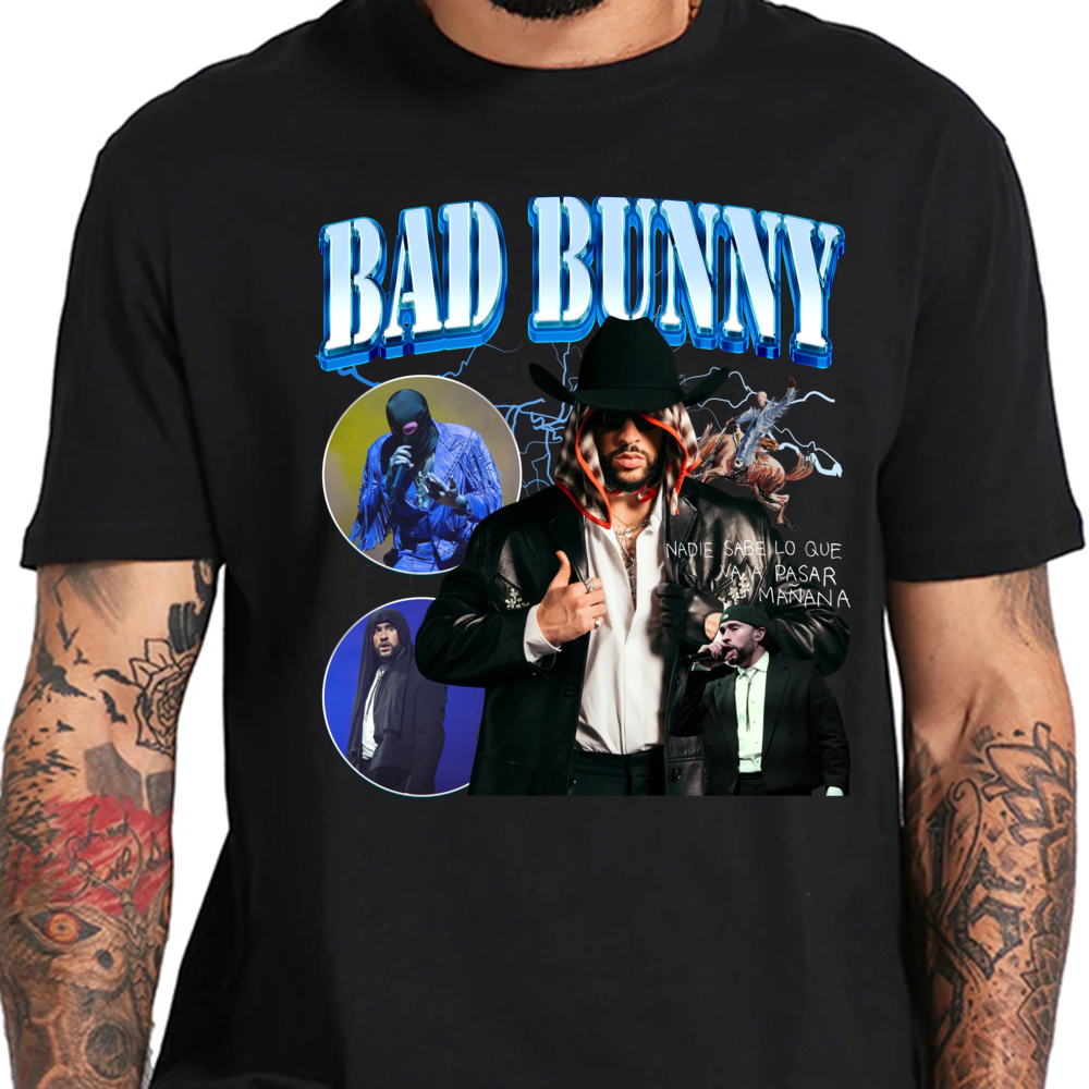 Bad Bunny Sweatshirt, Most Wanted Tour Shirt Hoodie