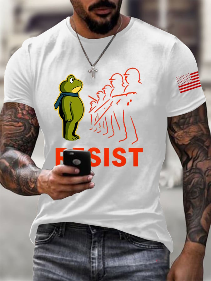 Men's FDT Printed Casual T-shirt