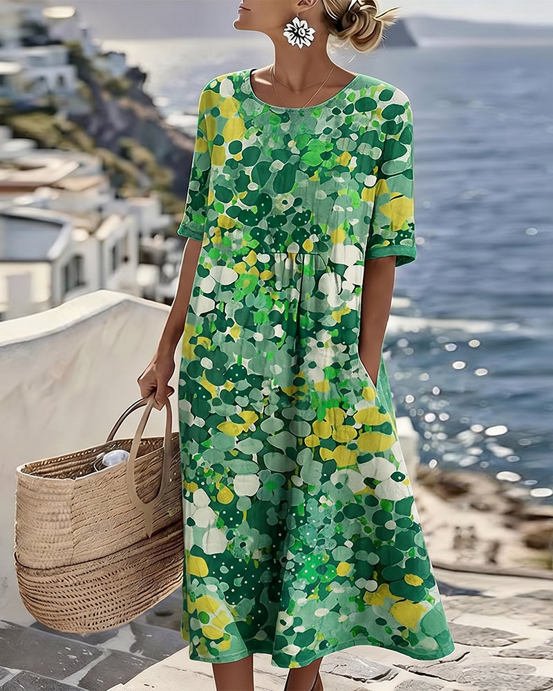 💥Summer Special 49% -Flowy Printed Dress