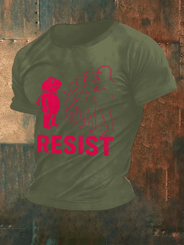 Men's Portland Frog resist Print T-Shirt