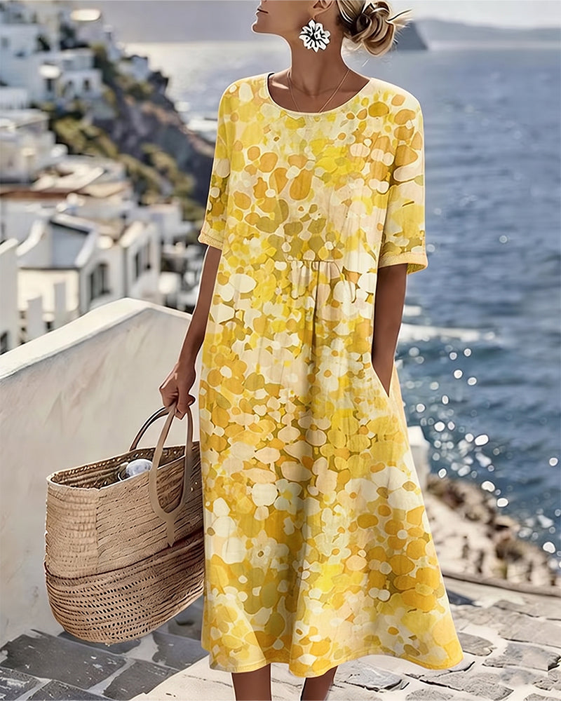 💥Summer Special 49% -Flowy Printed Dress