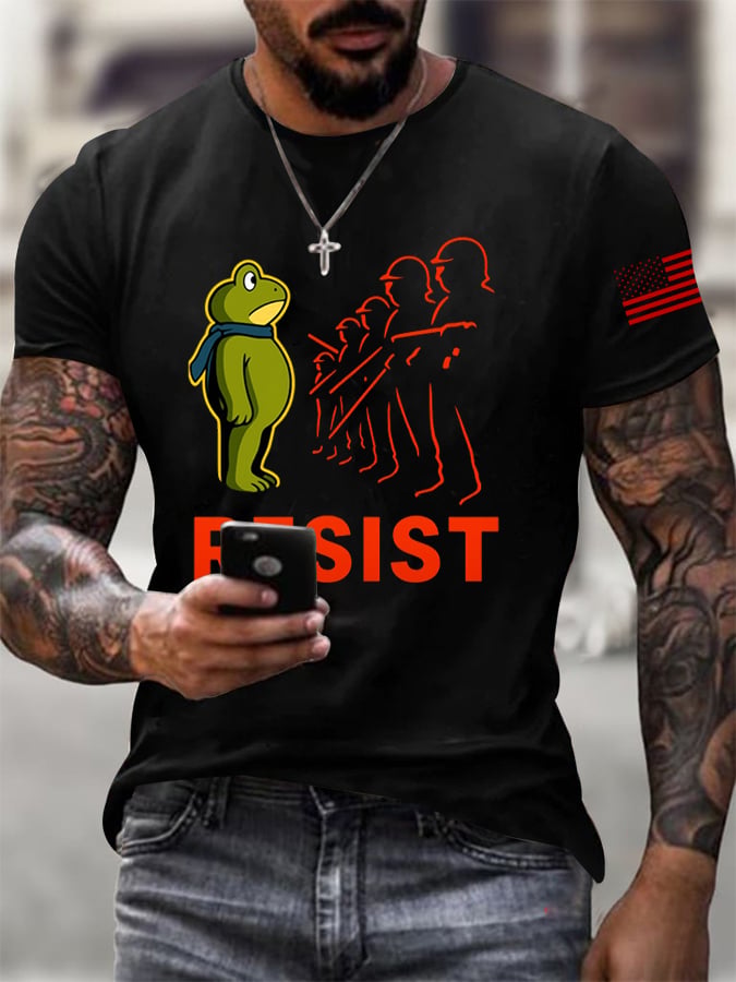 Men's FDT Printed Casual T-shirt