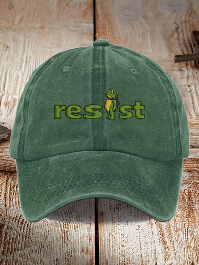 Unisex Portland Frog print hat