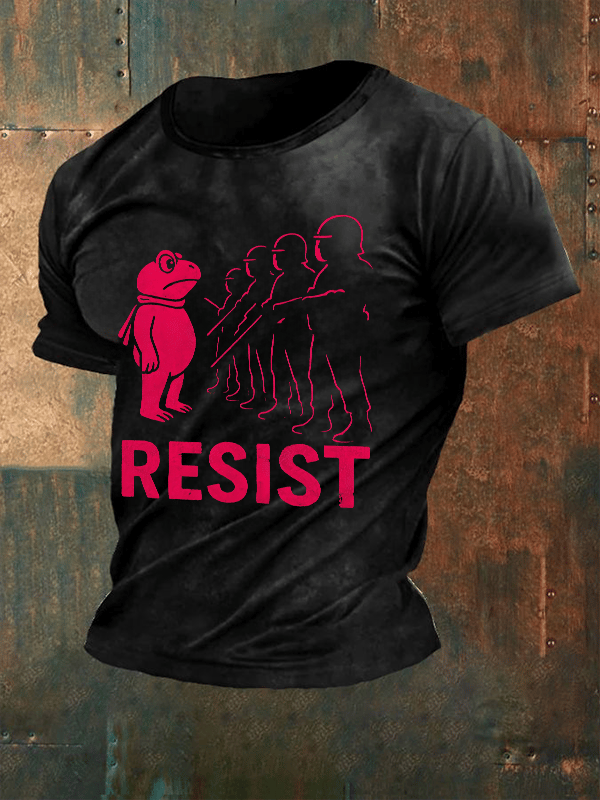 Men's Portland Frog resist Print T-Shirt