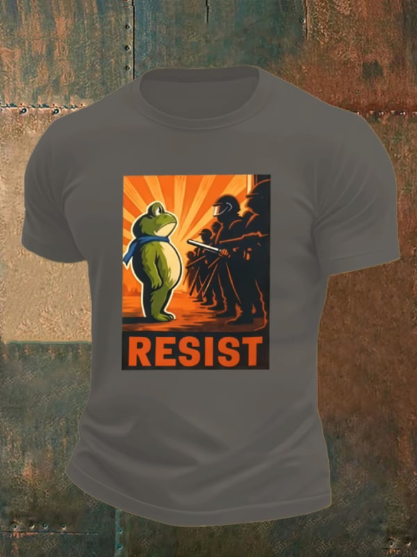 Men's Portland Frog Resist Print T-shirt
