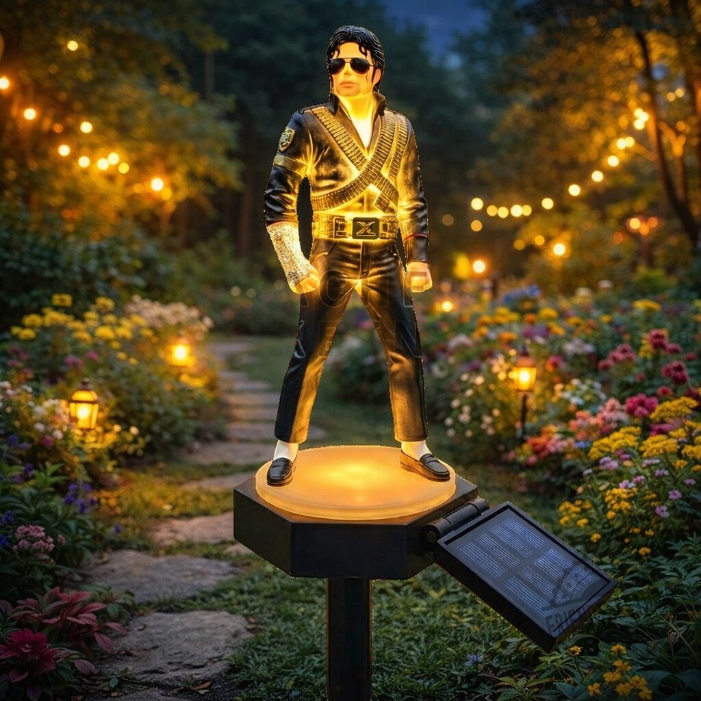 ST 60th Anniversary Enterprise NCC-1701 Solar Garden Light