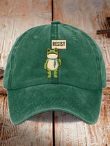 Unisex Portland Frog print hat