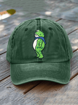 Unisex Washed Cotton FDT Print Hat