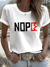 Women's NO KINGS Graphic Print T-Shirt