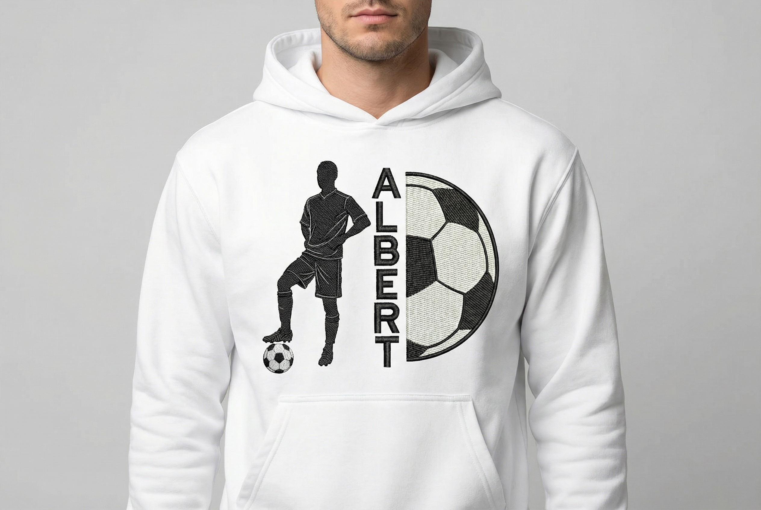 Custom Embroidered Sports Photo Sweatshirt Gifts