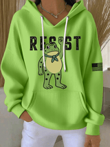 Women's FDT Print Casual Hoodie