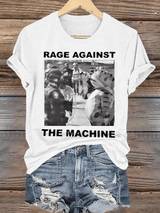 Women's  Portland Frog Resist  Printed Casual T-Shirt