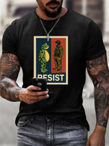 Men's FDT Portland Frog Protest Rage Against The Machine Print T-Shirt