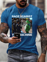 Men's  Resist Frog Printed Casual T-shirt
