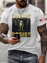 Men's FDT Portland Frog Protest Rage Against The Machine Print T-Shirt