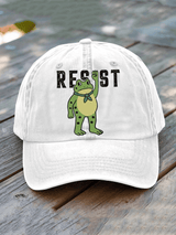 Unisex Washed Cotton FDT Print Hat