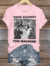 Women's  Portland Frog Resist  Printed Casual T-Shirt