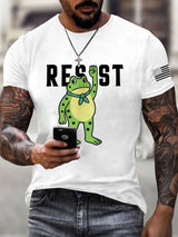 Men's FDT Portland Frog Protest Rage Against The Machine Print T-Shirt
