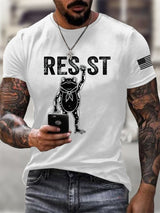 Men's FDT Portland Frog Protest Rage Against The Machine Print T-Shirt
