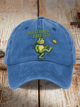 Unisex Resist Frog Baseball Cap