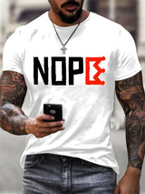 Men's No KINGS Retro Graphic Print T-Shirt