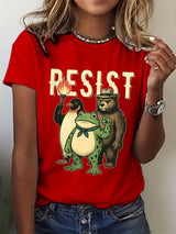 Women's FDT Print Crew Neck T-Shirt