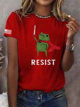 Women's FDT Print Crew Neck T-Shirt
