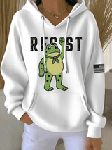 Women's FDT Print Casual Hoodie