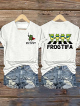 FDT printed casual T-shirt