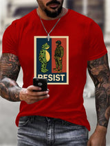 Men's FDT Portland Frog Protest Rage Against The Machine Print T-Shirt