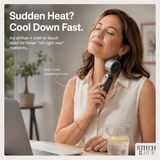 ICECOOL™ Handheld Cooling Fan — Ice Plate + 199-Speed Airflow