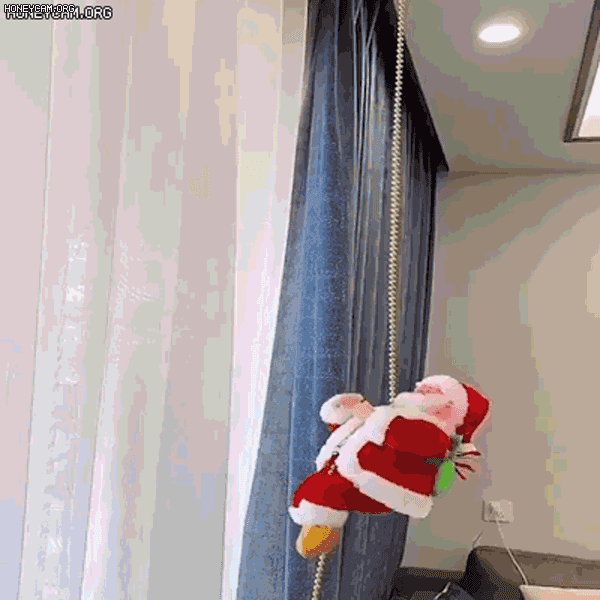 (CHRISTMAS HOT SALE NOW)Santa Claus Musical Climbing Rope