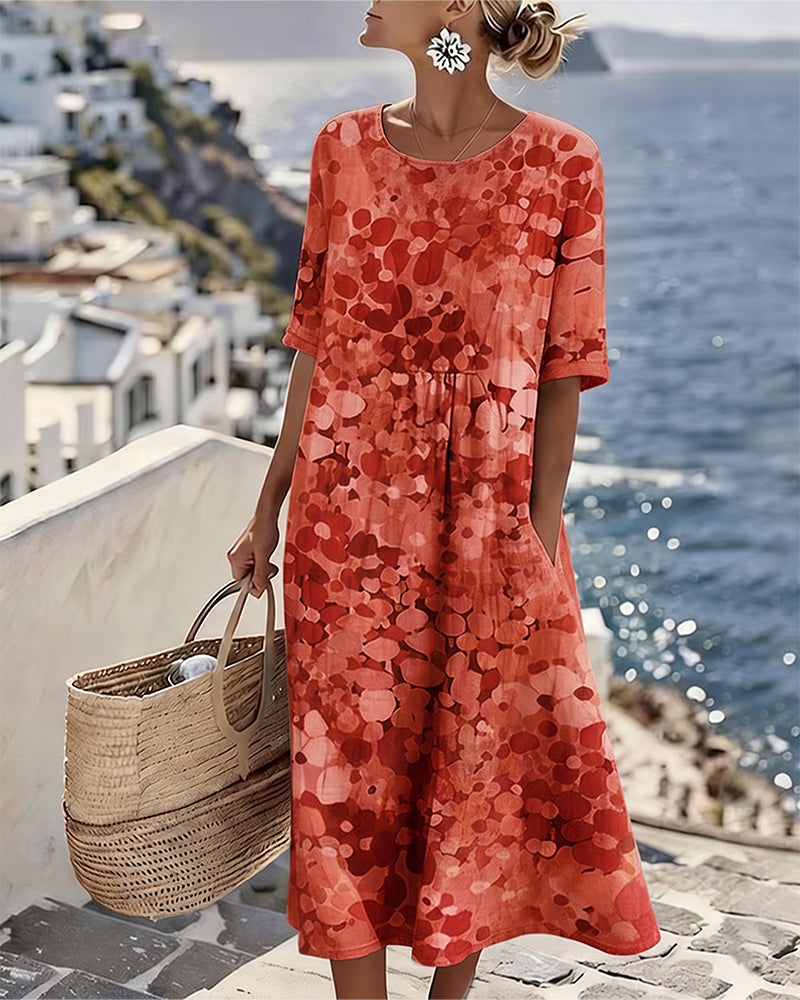 💥Summer Special 49% -Flowy Printed Dress