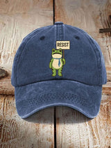 Unisex Portland Frog print hat