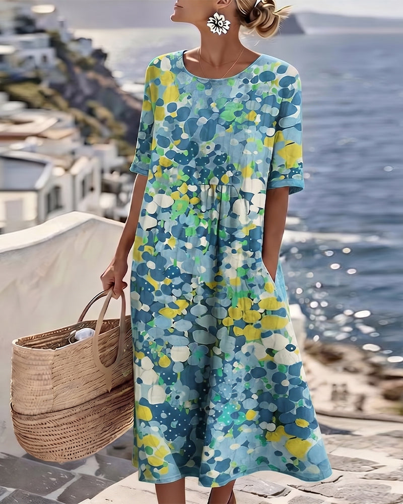 💥Summer Special 49% -Flowy Printed Dress