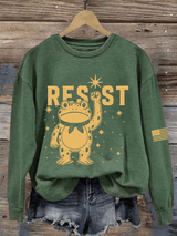 Women's FDT Printed Crew Neck Sweatshirt