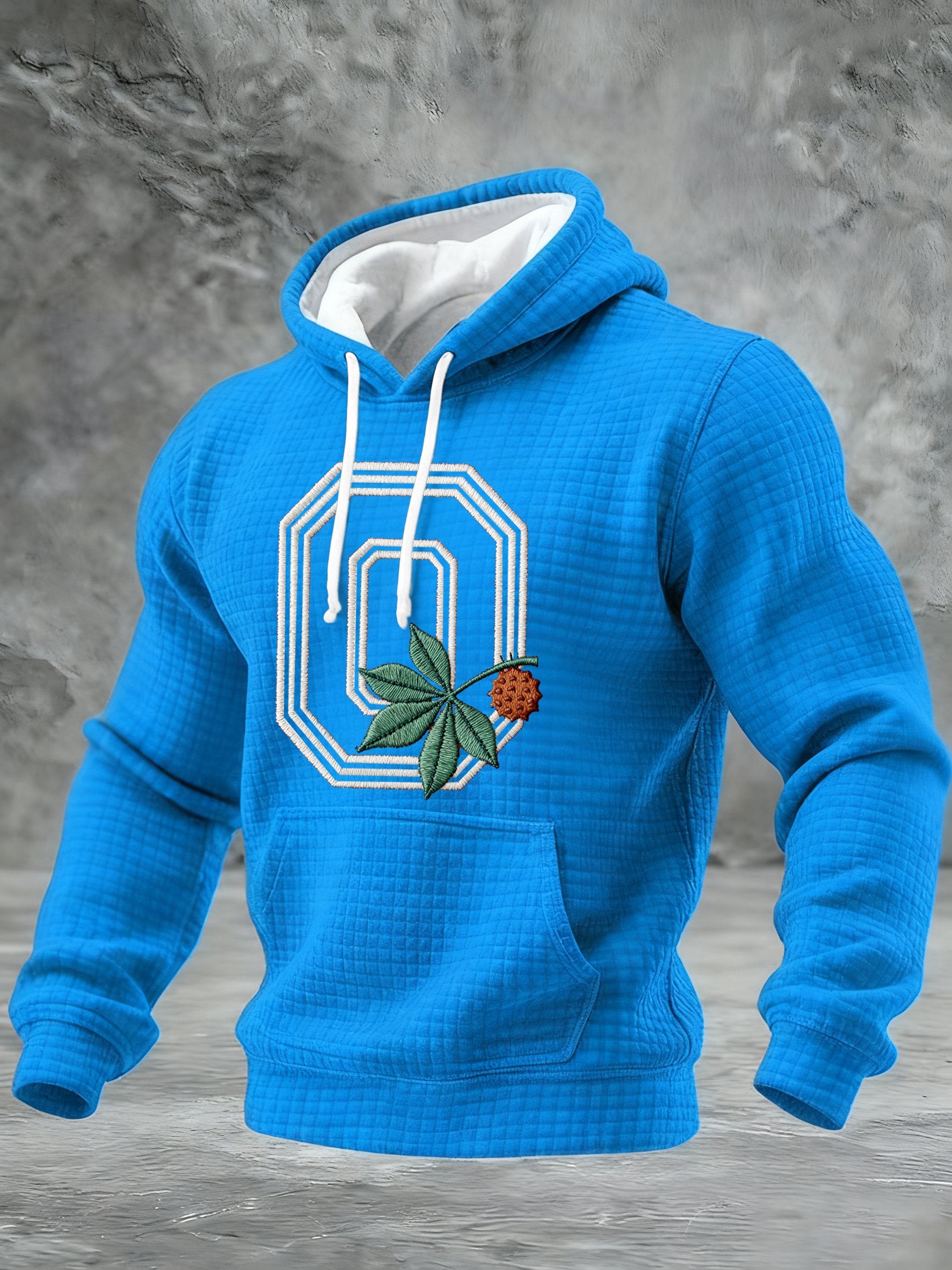 Men's Casual Football Print Sweatshirt