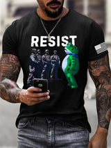 Men's Portland Frog Print T-Shirt